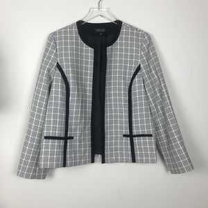 Black Label by Evan Picone| Plaid Blazer (16)